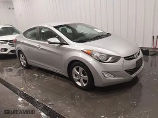 2013 Hyundai Elantra GLS PZEV with VIN 5NPDH4AE1DH445352, listed as a IAAI auction lot 41450395 with 93,248 mi miles. Bid and sale history available at carsss.com. Image 1.