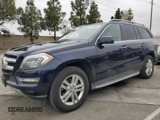 2015 Mercedes-Benz GL-Class GL 450 with VIN 4JGDF6EE2FA587386, listed as a Copart auction lot 54399685 with 100,419 mi miles and Salvage Title. Bid and sale history available at carsss.com. Image 1.
