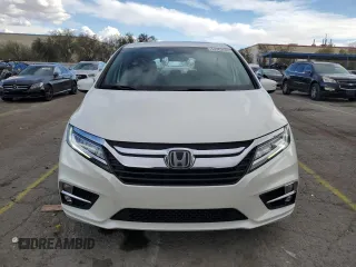 2018 Honda Odyssey Elite with VIN 5FNRL6H99JB066053, listed as a Copart auction lot 51963595 with 139,504 mi miles and Salvage Title. Bid and sale history available at carsss.com. Image 5.