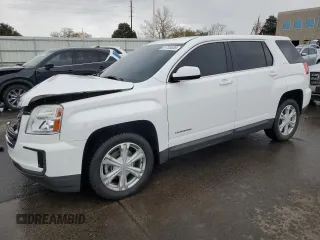 2017 GMC Terrain SLE with VIN 2GKFLSEK1H6301035, listed as a Copart auction lot 51755535 with 83,818 mi miles and Salvage Title. Bid and sale history available at carsss.com. Image 1.