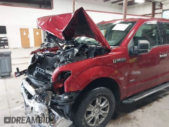 2016 Ford F-150 XLT with VIN 1FTFX1EG4GFA10698, listed as a IAAI auction lot 42592650 with 43,382 mi miles and . Bid and sale history available at DreamBid. Image 6.