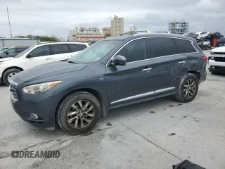 2014 Infiniti QX60 with VIN 5N1AL0MN7EC516746, listed as a Copart auction lot 51494585 with 193,595 mi miles and Salvage Title. Bid and sale history available at carsss.com. Image 1.