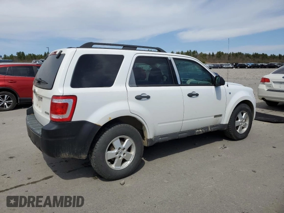 2008 Ford Escape XLT with VIN 1FMCU93138KA20653, listed as a Copart auction lot 54450865 with 49,230 mi miles and Clean Title. Bid and sale history available at carsss.com. Image 3.