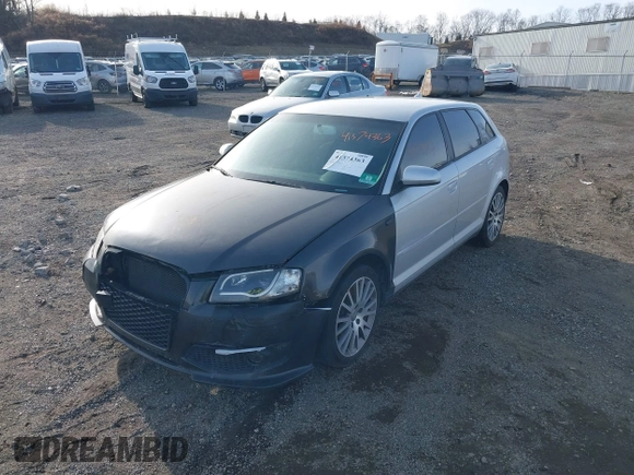 2008 Audi A3 with VIN WAUNF78P48A042687, listed as a IAAI auction lot 41374363 with 136,019 mi miles. Bid and sale history available at carsss.com. Image 2.