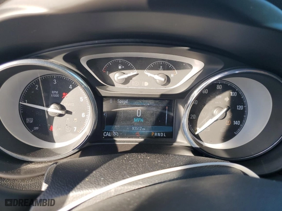2020 Buick Envision Preferred with VIN LRBFXBSA2LD134172, listed as a Copart auction lot 46811775 with 93,512 mi miles and Salvage Title. Bid and sale history available at carsss.com. Image 9.