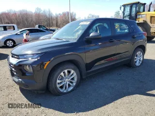 2022 Chevrolet TrailBlazer LS with VIN KL79MMS29NB100981, listed as a Copart auction lot 52644755 with 45,368 mi miles and Clean Title. Bid and sale history available at carsss.com. Image 1.
