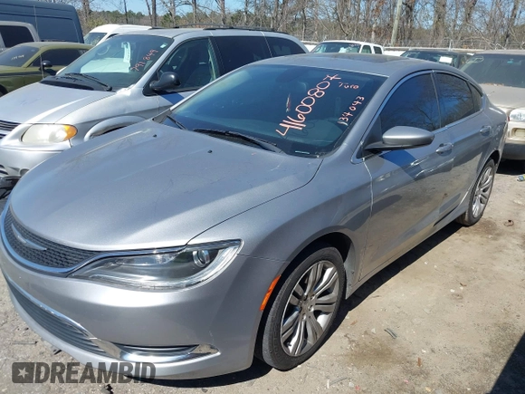 2016 Chrysler 200 Limited with VIN 1C3CCCAB7GN134043, listed as a IAAI auction lot 41600807 with 112,216 mi miles. Bid and sale history available at carsss.com. Image 17.