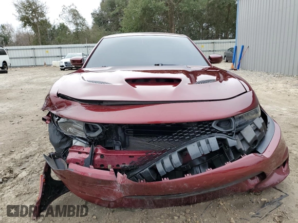 2019 Dodge Charger SRT Hellcat with VIN 2C3CDXL94KH662820, listed as a Copart auction lot 44801625 with 55,169 mi miles and Non Repairable. Bid and sale history available at DreamBid. Image 5.