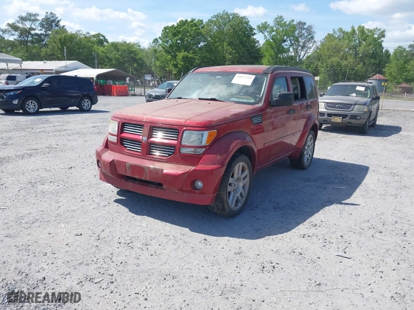 2007 Dodge Nitro R/T with VIN 1D8GU58667W669410, listed as a IAAI auction lot 42077739 with 107,613 mi miles. Bid and sale history available at carsss.com. Image 2.