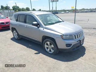 2016 Jeep Compass Sport with VIN 1C4NJCBA6GD666504, listed as a IAAI auction lot 42804566 with 104,594 mi miles and . Bid and sale history available at DreamBid. Image 1.