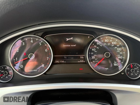 2016 Volkswagen Touareg Sport with VIN WVGEF9BP9GD007210, listed as a Copart auction lot 61608015 with 192,156 mi miles and Clean title. Bid and sale history available at DreamBid. Image 8.