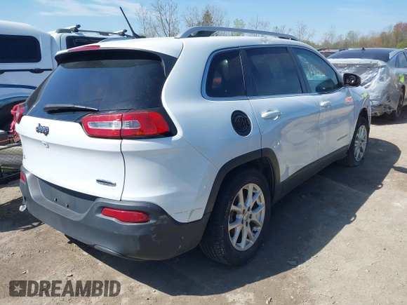 2015 Jeep Cherokee Latitude with VIN 1C4PJLCBXFW506502, listed as a IAAI auction lot 42103117 with 160,433 mi miles and . Bid and sale history available at carsss.com. Image 4.