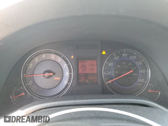 2008 Infiniti G35 Journey with VIN JNKBV61EX8M206811, listed as a Copart auction lot 63681425 with 140,215 mi miles and Salvage title. Bid and sale history available at DreamBid. Image 9.