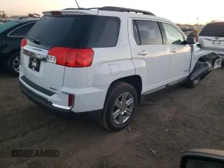 2016 GMC Terrain SLE with VIN 2GKFLTEK6G6345603, listed as a Copart auction lot 76568424 with 109,873 mi miles and Salvage Title. Bid and sale history available at DreamBid. Image 3.