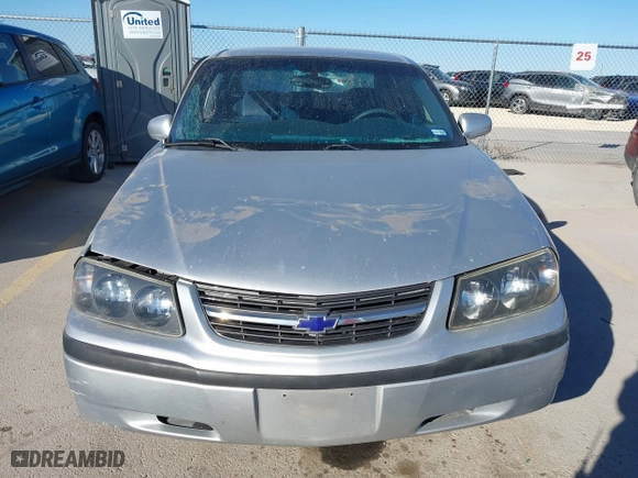 2002 Chevrolet Impala with VIN 2G1WF55EX29115572, listed as a IAAI auction lot 41725584 with 83,775 mi miles. Bid and sale history available at carsss.com. Image 12.