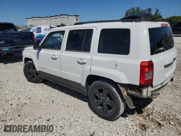 2014 Jeep Patriot Latitude with VIN 1C4NJPFB5ED529903, listed as a Copart auction lot 47980455 with 90,418 mi miles and Salvage Title. Bid and sale history available at carsss.com. Image 2.
