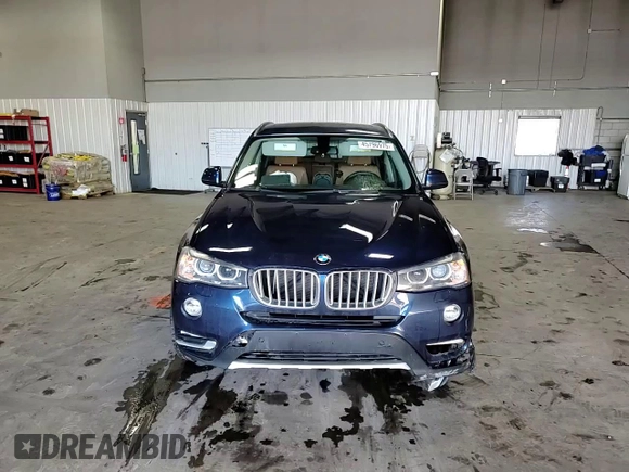 2016 BMW X3 xDrive28i with VIN 5UXWX9C53G0D79749, listed as a Copart auction lot 45796975 with 104,692 mi miles and Salvage Title. Bid and sale history available at carsss.com. Image 11.