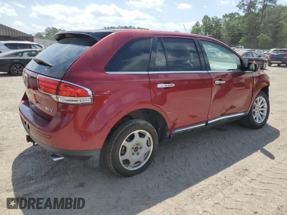 2014 Lincoln MKX with VIN 2LMDJ6JK4EBL11633, listed as a Copart auction lot 53401015 with 155,006 mi miles and Salvage Title. Bid and sale history available at carsss.com. Image 3.