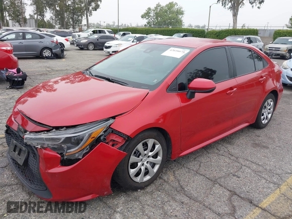 2020 Toyota Corolla LE with VIN 5YFEPRAE0LP091040, listed as a IAAI auction lot 42020079 with 39,031 mi miles and . Bid and sale history available at DreamBid. Image 18.
