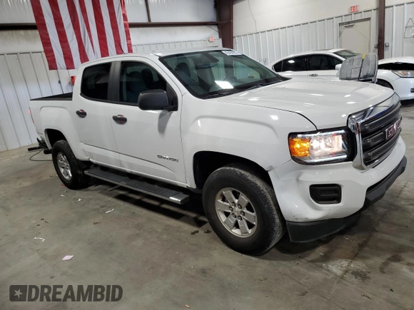 2019 GMC Canyon 2WD with VIN 1GTG5BEN4K1197364, listed as a Copart auction lot 45484885 with 38,141 mi miles and Salvage Title. Bid and sale history available at carsss.com. Image 4.