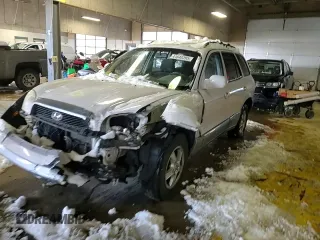 2004 Hyundai Santa Fe GLS with VIN KM8SC73E54U767532, listed as a Copart auction lot 41648395 with 125,439 mi miles and Salvage Title. Bid and sale history available at carsss.com. Image 12.