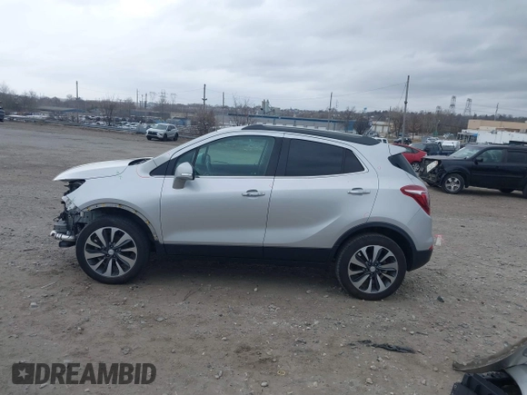 2019 Buick Encore Essence with VIN KL4CJGSM9KB858376, listed as a IAAI auction lot 41695284 with 82,267 mi miles. Bid and sale history available at carsss.com. Image 15.