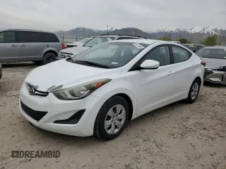2016 Hyundai Elantra SE z VIN 5NPDH4AE3GH682588, wystawiony jako Copart lot #54074855 z przebiegiem 42 243 mil mil oraz Szkoda całkowita • Salvage title. Historia ofert i sprzedaży dostępna na DreamBid. Obrazek 1.