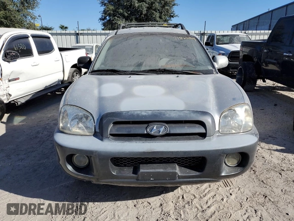 2005 Hyundai Santa Fe GLS with VIN KM8SC13D35U999519, listed as a Copart auction lot 81822914 with 211,766 mi miles and Salvage Title. Bid and sale history available at carsss.com. Image 5.