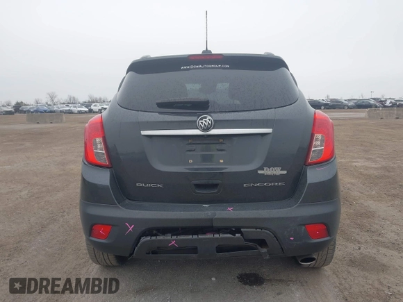 2016 Buick Encore Leather with VIN KL4CJCSB7GB552548, listed as a IAAI auction lot 41606228 with 135,122 mi miles and . Bid and sale history available at DreamBid. Image 16.