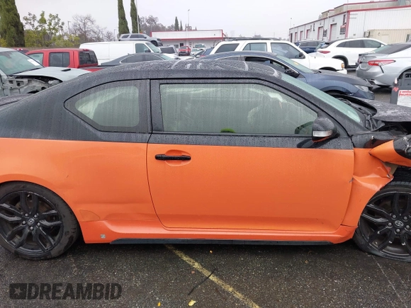 2015 Scion tC with VIN JTKJF5C79FJ007842, listed as a IAAI auction lot 41560881 with 155,436 mi miles. Bid and sale history available at carsss.com. Image 13.