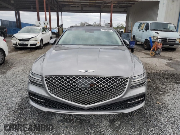 2021 Genesis G80 2.5T with VIN KMTGB4SC1MU062014, listed as a Copart auction lot 44325815 with 32,547 mi miles and Non Repairable. Bid and sale history available at DreamBid. Image 5.