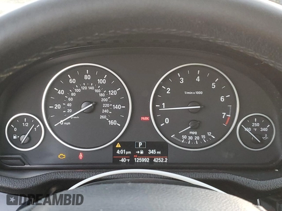 2017 BMW X3 xDrive28i with VIN 5UXWX9C58H0T04799, listed as a Copart auction lot 86836454 with 125,992 mi miles and Salvage Title. Bid and sale history available at DreamBid. Image 9.