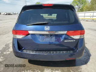 2014 Honda Odyssey EX-L with VIN 5FNRL5H65EB002081, listed as a Copart auction lot 53695675 with 138,769 mi miles and Salvage Title. Bid and sale history available at carsss.com. Image 6.