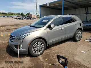 2018 Cadillac XT5 Premium Luxury AWD with VIN 1GYKNFRS2JZ133531, listed as a Copart auction lot 57814925 with 87,998 mi miles and Salvage title. Bid and sale history available at DreamBid. Image 1.