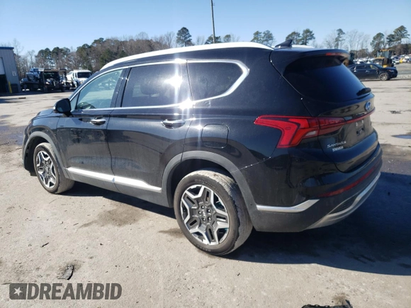 2022 Hyundai Santa Fe Limited with VIN 5NMS4DAL4NH477809, listed as a Copart auction lot 42377905 with 24,292 mi miles and Salvage Title. Bid and sale history available at carsss.com. Image 2.