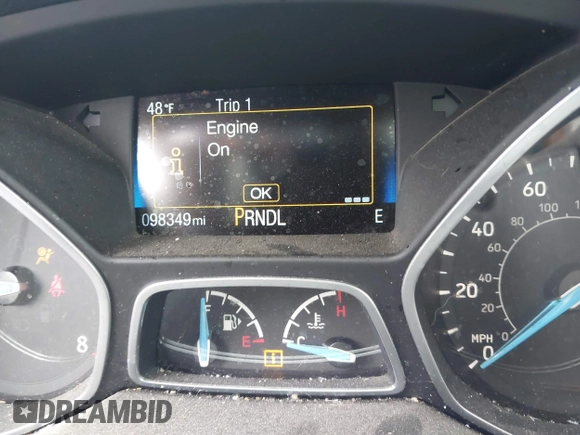 2016 Ford Focus SE with VIN 1FADP3F25GL378613, listed as a IAAI auction lot 41918553 with 98,349 mi miles. Bid and sale history available at carsss.com. Image 15.