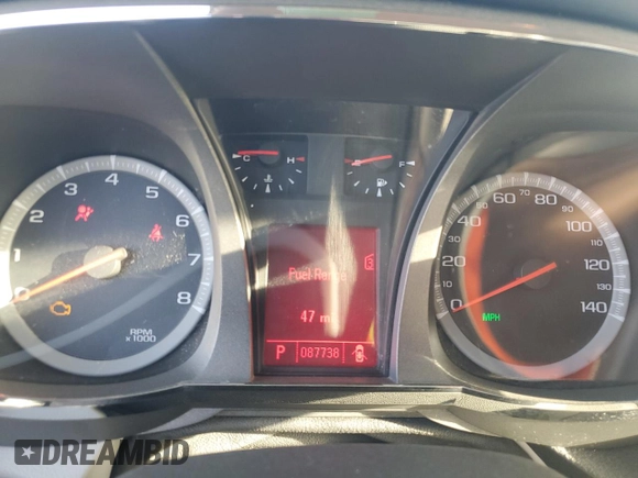 2010 GMC Terrain SLE-2 with VIN 2CTFLDEY6A6263839, listed as a Copart auction lot 78289724 with 87,738 mi miles and Non Repairable. Bid and sale history available at carsss.com. Image 9.