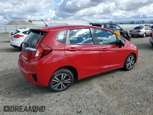 2015 Honda Fit EX-L with VIN 3HGGK5H82FM722156, listed as a Copart auction lot 48910295 with 23,204 mi miles and Salvage Title. Bid and sale history available at carsss.com. Image 3.