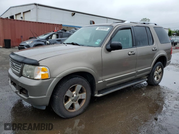 2003 Ford Explorer Limited with VIN 1FMZU75K93UB14585, listed as a Copart auction lot 56888695 with 260,077 mi miles and Salvage title. Bid and sale history available at DreamBid. Image 1.
