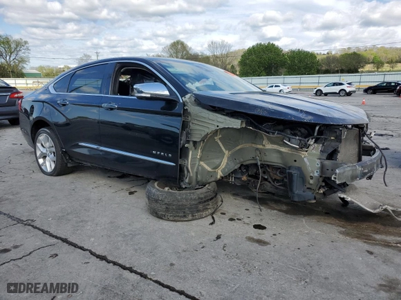 2014 Chevrolet Impala LTZ with VIN 1G1155S34EU121021, listed as a Copart auction lot 51492225 with 0 mi miles and Salvage Title. Bid and sale history available at carsss.com. Image 4.