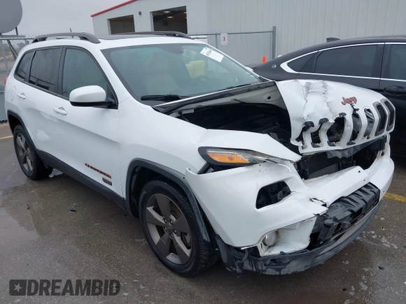 2017 Jeep Cherokee Latitude with VIN 1C4PJLCB5HW571941, listed as a IAAI auction lot 41156440 with 135,862 mi miles and . Bid and sale history available at DreamBid. Image 1.