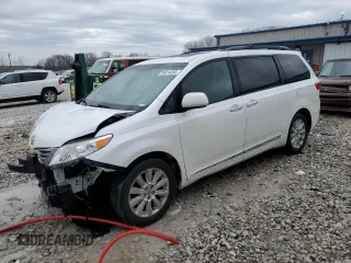 2015 Toyota Sienna Ltd with VIN 5TDDK3DC0FS110909, listed as a Copart auction lot 49614335 with 204,633 mi miles and Clean Title. Bid and sale history available at carsss.com. Image 1.