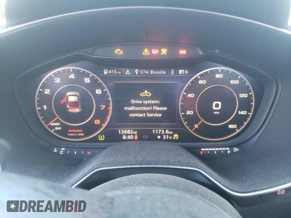 2018 Audi TT with VIN TRUC5AFV1J1013302, listed as a Copart auction lot 74180273 with 13,682 mi miles and . Bid and sale history available at DreamBid. Image 9.