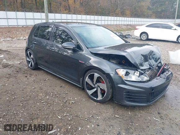 2015 Volkswagen Golf GTI S with VIN 3VW4T7AU9FM041619, listed as a IAAI auction lot 40953140 with 170,200 mi miles. Bid and sale history available at carsss.com. Image 1.