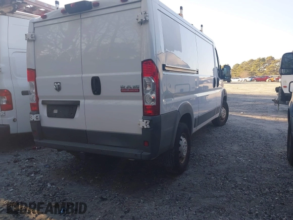 2018 Ram ProMaster Cargo with VIN 3C6TRVAG5JE154246, listed as a IAAI auction lot 41271985 with 160,204 mi miles and . Bid and sale history available at DreamBid. Image 4.