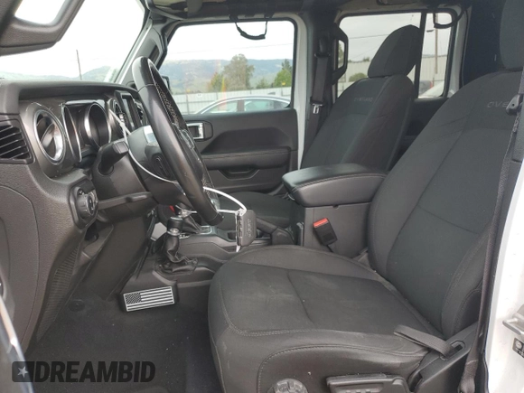 2022 Jeep Gladiator Overland with VIN 1C6HJTFG2NL103018, listed as a Copart auction lot 46127615 with 32,254 mi miles and Clean title. Bid and sale history available at DreamBid. Image 7.