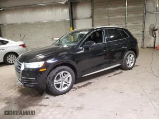 2018 Audi Q5 Premium with VIN WA1ANAFY1J2174801, listed as a Copart auction lot 53709855 with 85,119 mi miles and Salvage Title. Bid and sale history available at carsss.com. Image 1.