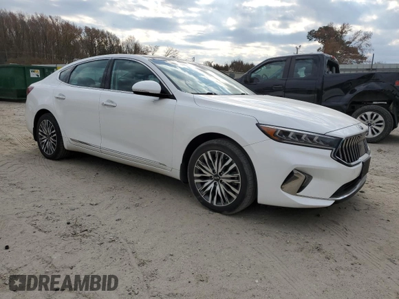 2020 Kia Cadenza Technology with VIN KNALC4J1XL5232922, listed as a Copart auction lot 83203434 with 57,957 mi miles and Salvage Title. Bid and sale history available at carsss.com. Image 4.