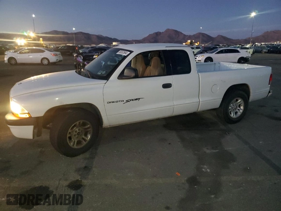 2001 Dodge Dakota Sport with VIN 1B7GL22N71S341217, listed as a Copart auction lot 86552684 with 149,608 mi miles and Salvage Title. Bid and sale history available at carsss.com. Image 1.