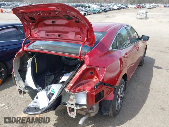 2020 Honda Civic Sedan LX with VIN 19XFC2F64LE012088, listed as a IAAI auction lot 41805502 with 13,664 mi miles. Bid and sale history available at carsss.com. Image 4.
